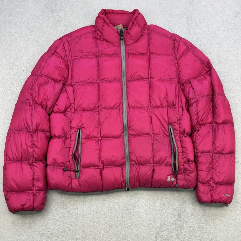 Eddie Bauer Jacket Women XL Pink First Ascent EB800 Fill Goose Down Whittaker